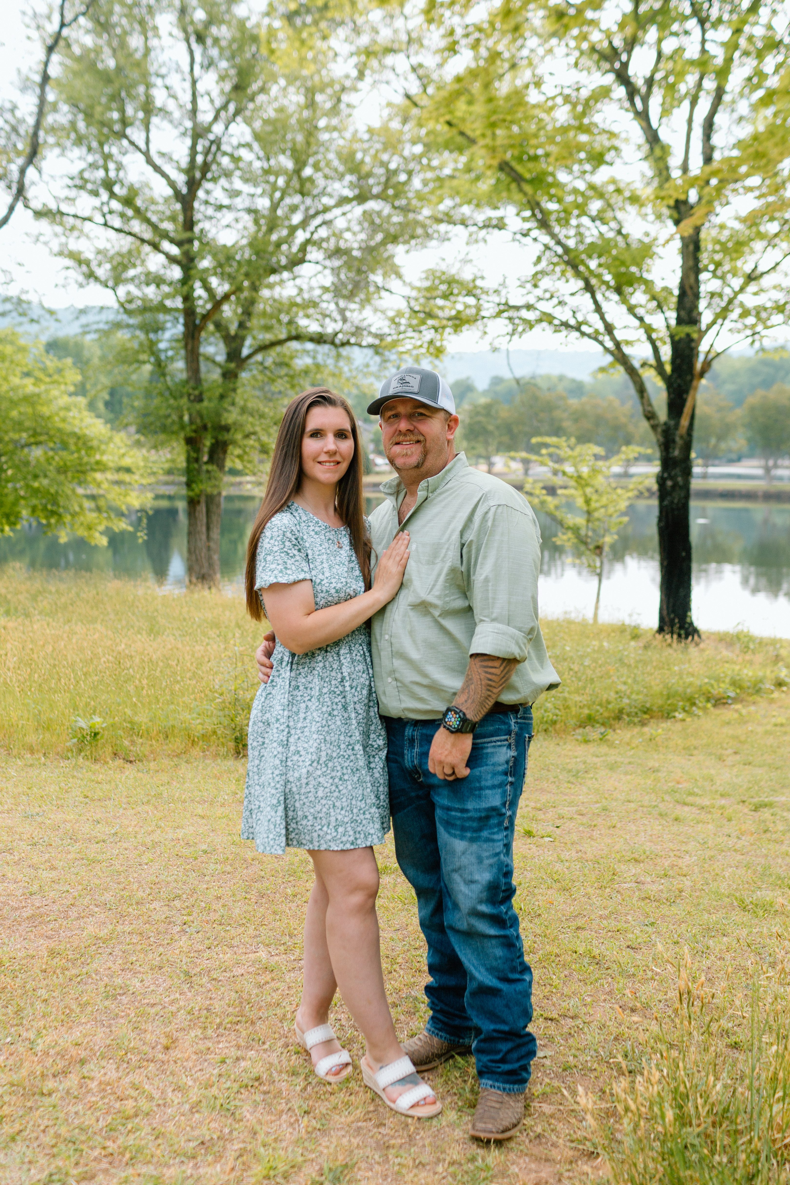 Ashley and Chuck Pritchett, owners of Iron Lungs Grading and Landscape Construction